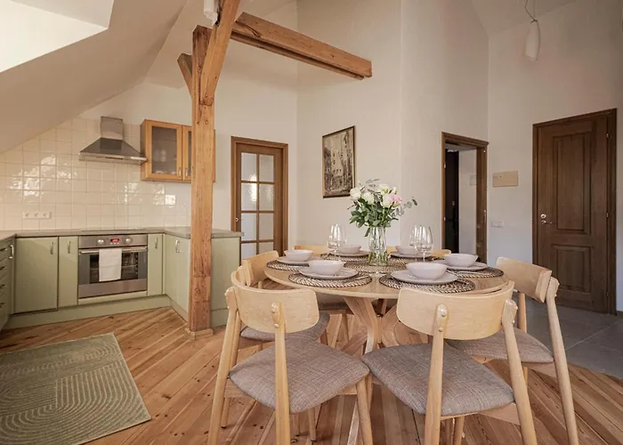 Spacious & Sunny Loft In Prestigious Quiet Centre 里加